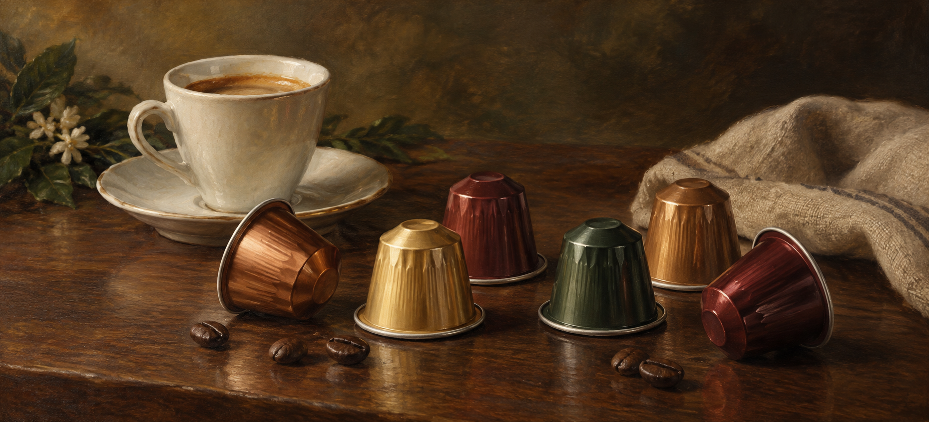 Capsulife capsule coffee still life